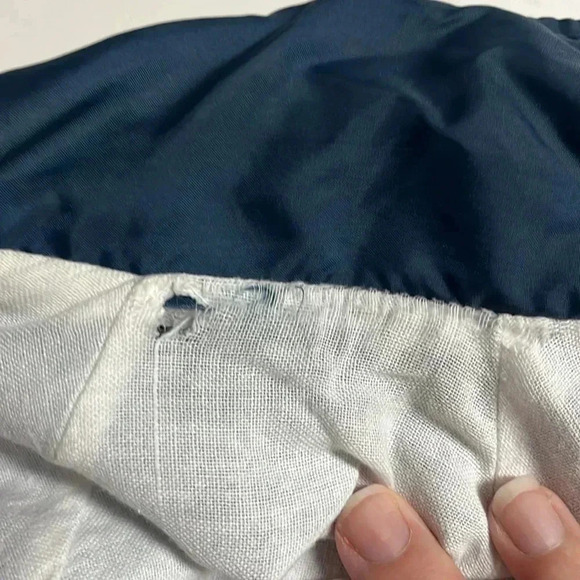 Imperfect vintage Sears windbreaker jacket XL button down pockets elastic cuffs - Picture 4 of 10